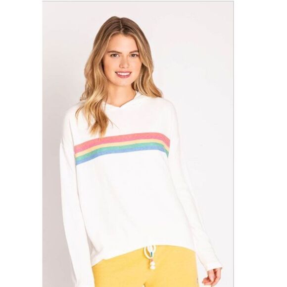 PJ Salvage Rainbow Lounge Hoody - Picture 1 of 4